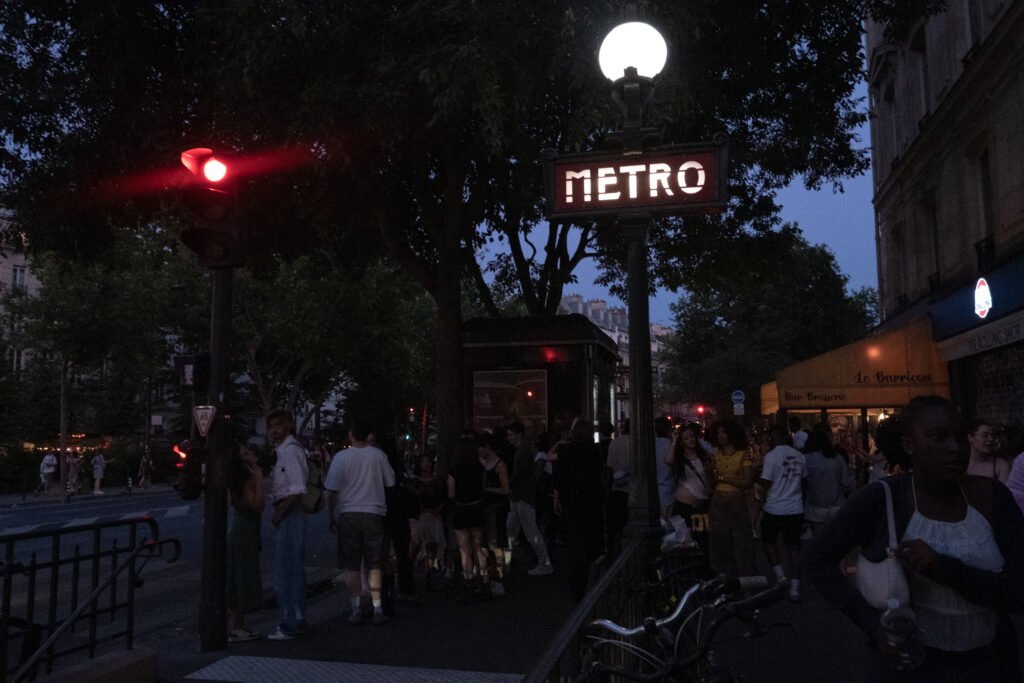 July 14 - Metro Paris at night